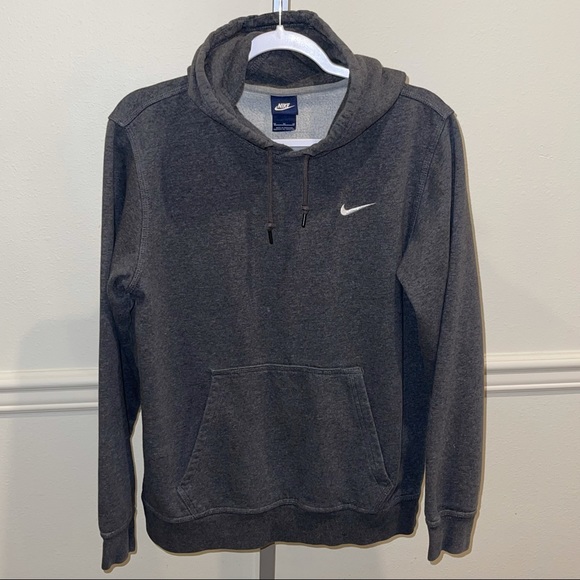 Nike Other - Nike Men’s Club Gray Pullover Hooded Sweatshirt, M